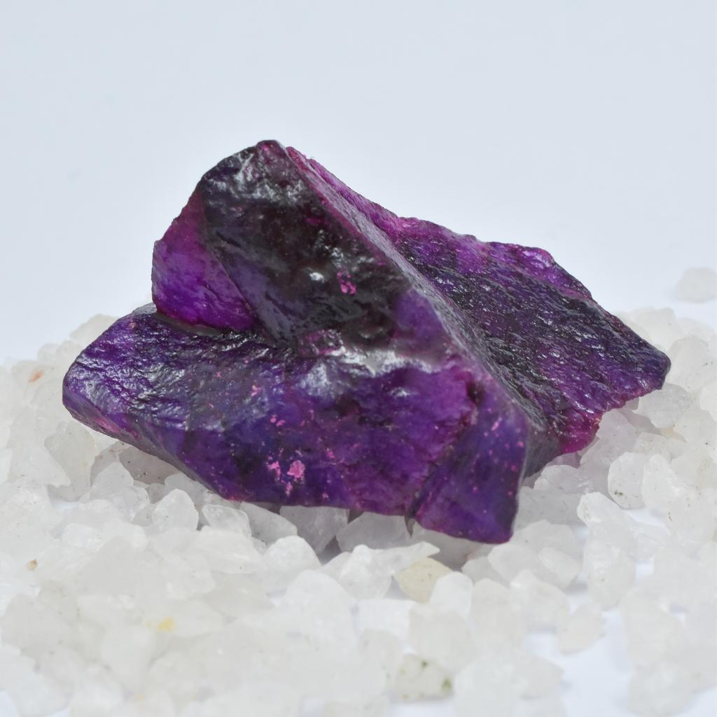 Purple Sapphire 226.10 Ct Uncut Raw Rough Natural CERTIFIED Loose Gemstone