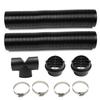 75mm/3inch Diesels Air Heater Duct Connector,Ducting Pipe Outlet Connector for Diesels Air Parking Heater T Shaped
