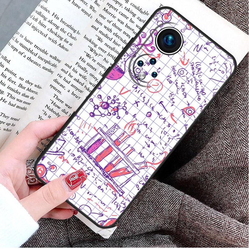 Science Chemistry Formulas Case For Honor Magic 6 Pro 50 70 90 X6 X7 X8 X9 X6a X7a X8a X9a X8b X9b Magic 5 Lite Cover