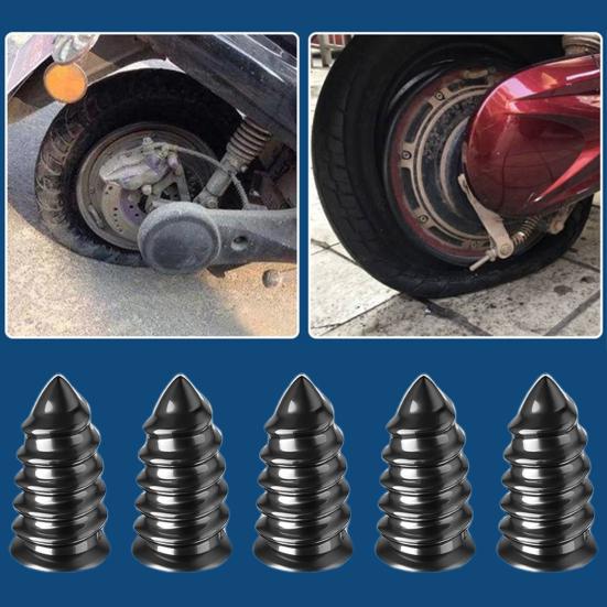 20/40/60/80Pcs Tire Repair Rubber Nails Kit Heavy Duty Screw-in Tire Repair Nails Car Motorcycle