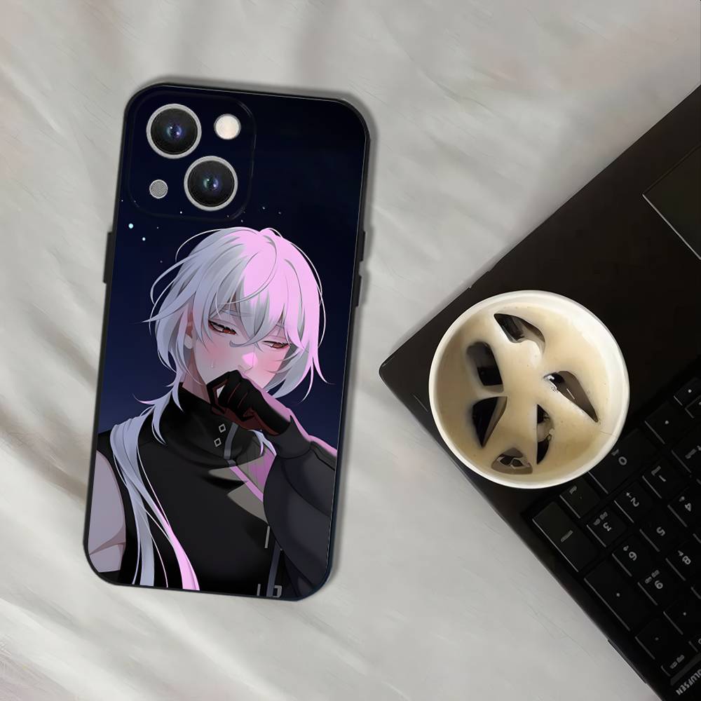 Game D-Date With Death M-Mangas Black Soft Cover Phone Case For iPhone 17,16,15,14,13,12,11,Pro,XS,Max,XR,Plus,E,SE4,Mini