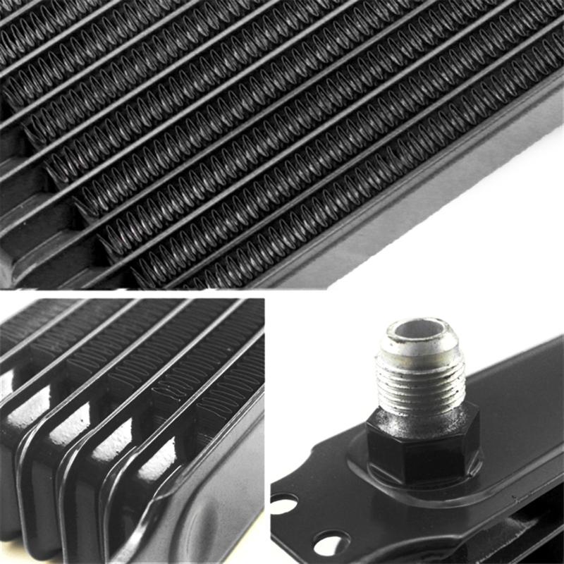 7/10/13/15 Row AN10 10AN Transmission Oil Coolers Kit Universals Engine Transmission British Radiator Oil Coolers Condenser
