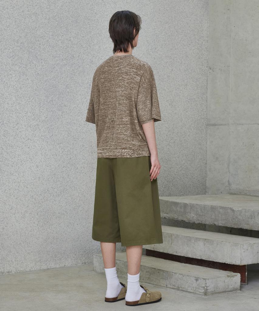 GLW Two-Tone Mixed Half Knit Brown