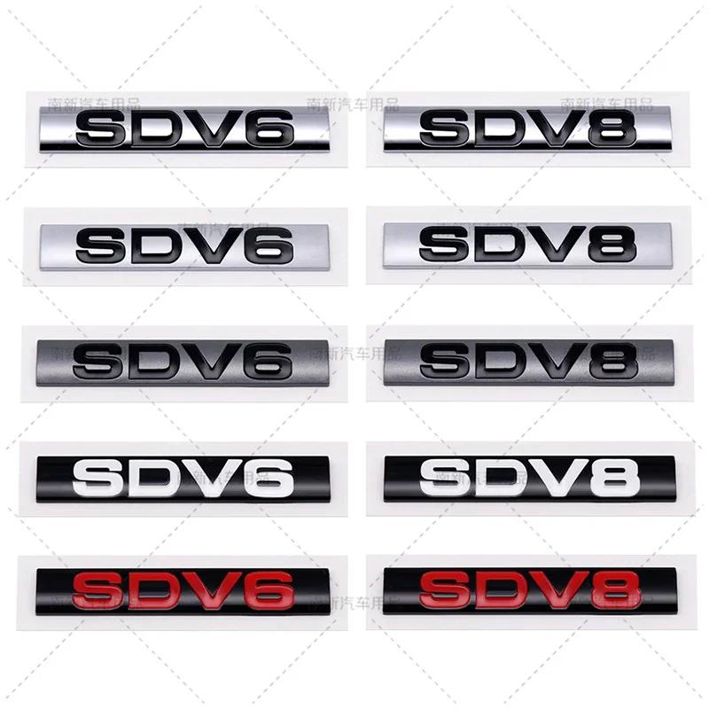 3D ABS HSE Luksusowy Znak SCV6 SCV8 SDV6 SDV8 Emblemat Tylnej Klapy Bagażnika Naklejki na Błotniki Samochodowe Do Discovery Velar Range Rover