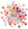 100Pcs Acrylic Letter Beads Round Loose Beads for DIY Bracelet Fashion Jewelry Making