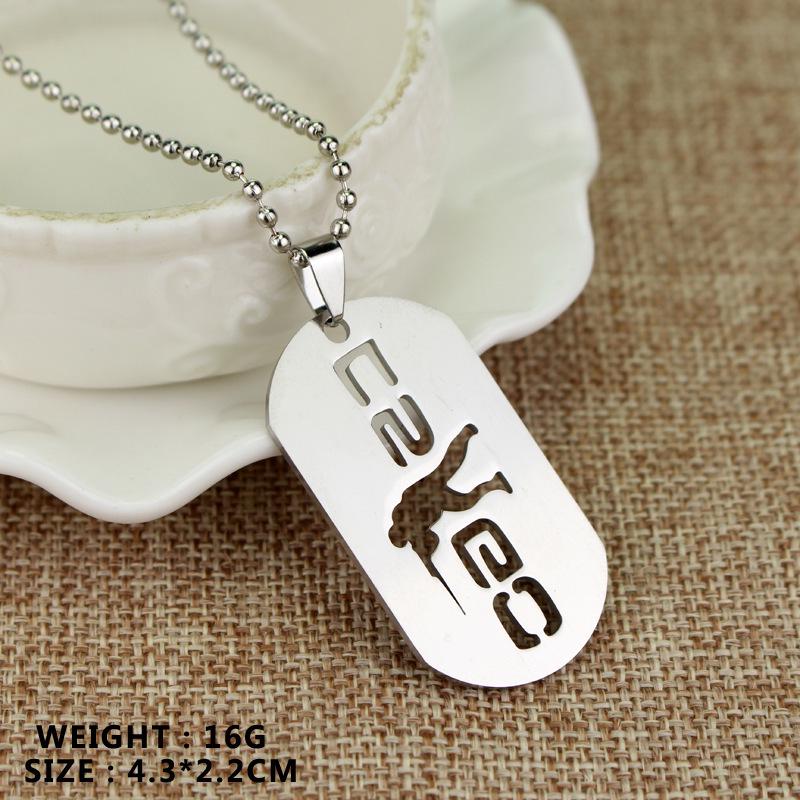 CSGO Counter-Strike Stainless Steel Pendant Necklace - Anime Game Merchandise