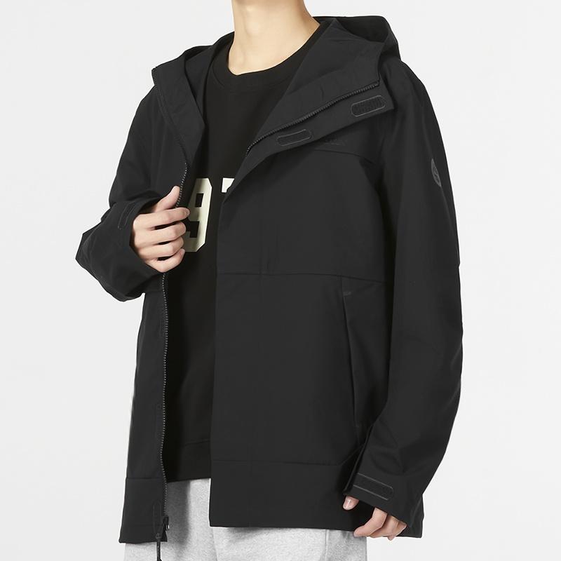 Timberland Af 3L Stretch Water Resistant Hooded Jacket Logo Unisex A69GH-001
