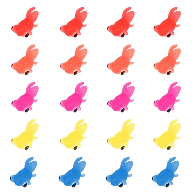 

Realistic Goldfish Fish Toy Novelty Fish Goldfish Fish Baby Toy Pack of 20 XS