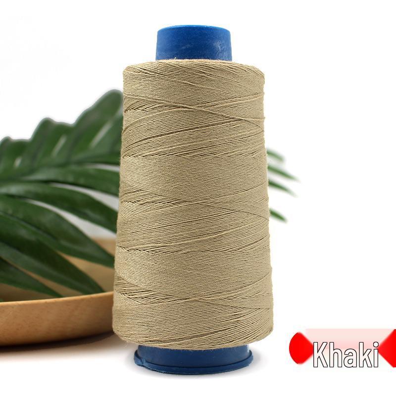 Polyester Sewing Thread: Black, White, Yellow - 203-Strand for Jeans, Canvas, Machine & Hand Sewing