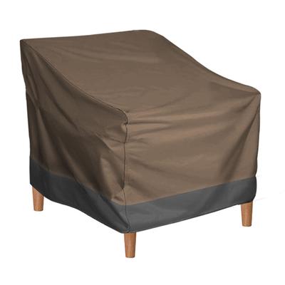 Husă Scaun Patio Pânză Oxford Rezistentă la Apă Acoperire Argintie Husă Mobilier Exterior pentru Casă Gazon