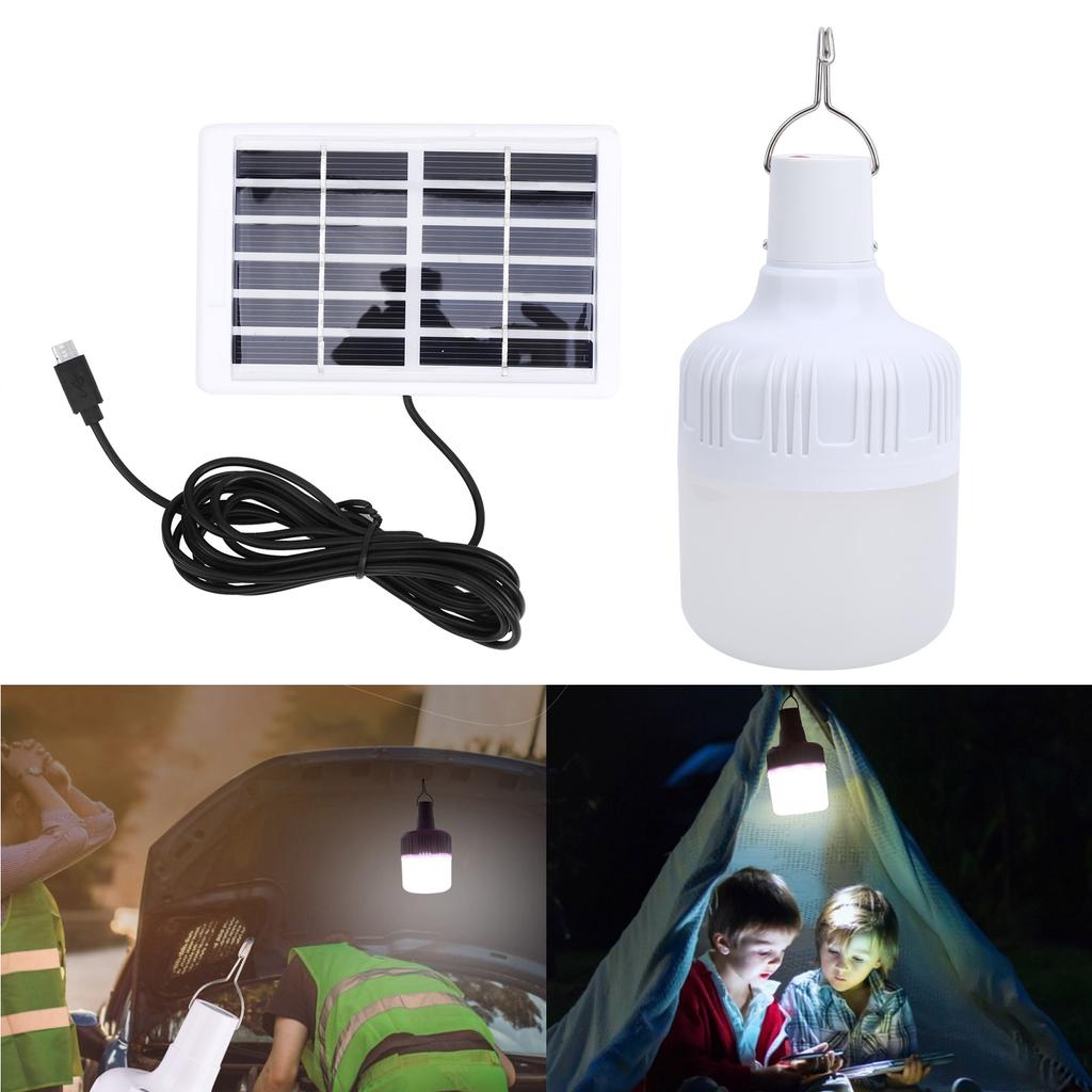 50W Outdoor LED Solar System Licht Tragbare Ladelampe Camping Notlicht