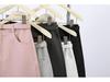 Fei Yuan A-line Skirt for Women with Belt and Double Pockets - Anti-exposure, Solid Color, Short, Petite Fit.