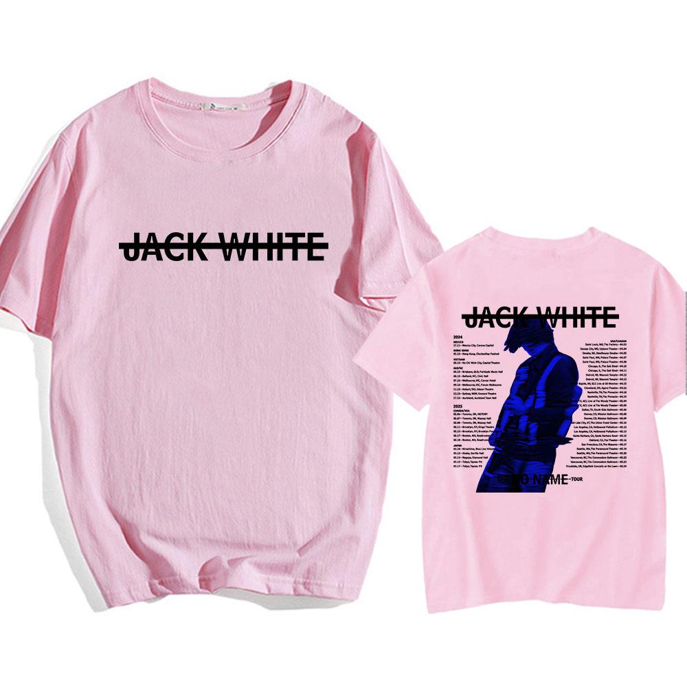 

Футболка No Name Tour 2024-2025 с принтом певца Джека Уайта, футболки унисекс из хлопка, высококачественная удобная футболка M