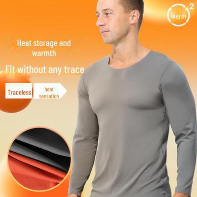 Herren Seamless Thermo Langarmshirt für Herbst & Winter