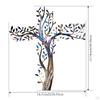 Hanging Wall Sculpture Tree Metal Art Modern Garden Kitchen Dining Room Office Indoor Front