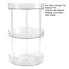 360 Degrees Rotating Storage Tray 1/2/3 Layers Lazy Susan Organizer Kitchen Pantry Cabinet Countertop Seasoning Spice Holder Cosmetic Turntable Rack