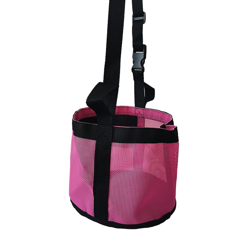 Horse Feed Bag Horse Feeding Bucket Hay Bag Hay Holder Bucket For Horse Trailer Horse Feeding Feeder Bag with Neck Strap