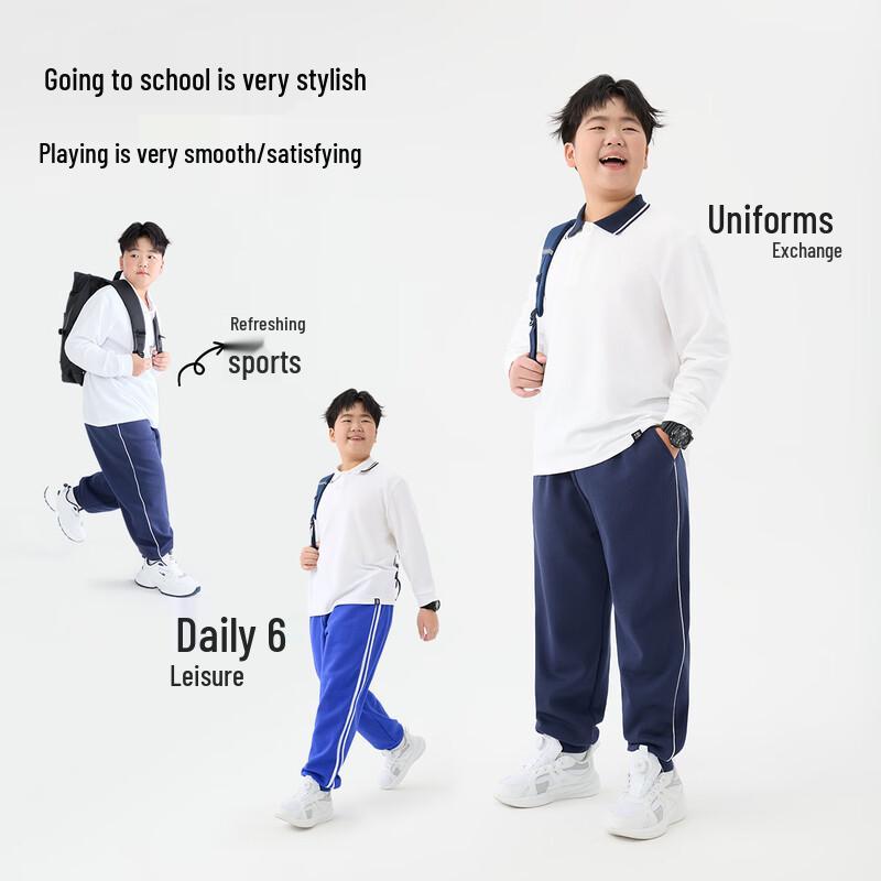 Little Pig Tony Boys' Long Sleeve Polo Shirt