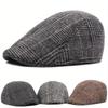 Fashion Men's Casual Newsboy Hat Spring Autumn Retro Beret Hat Wild Casual Hats Unisex Wild Octagonal Cap Winter Hat