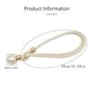 Polyester Pearl Curtain Tieback Adjustable High Quality Pearl Curtain Buckle Buckle Tie Rope Beautifully Curtains Tie Rope Home
