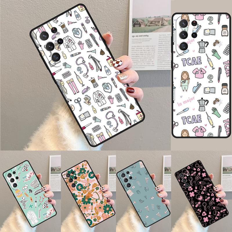 Medicine Nurse Doctor Dentist Silicone Phone Case For Samsung Galaxy note 10 pro S26 S25 S24 S23 S22 S21 Plus Ultra Capa Cover