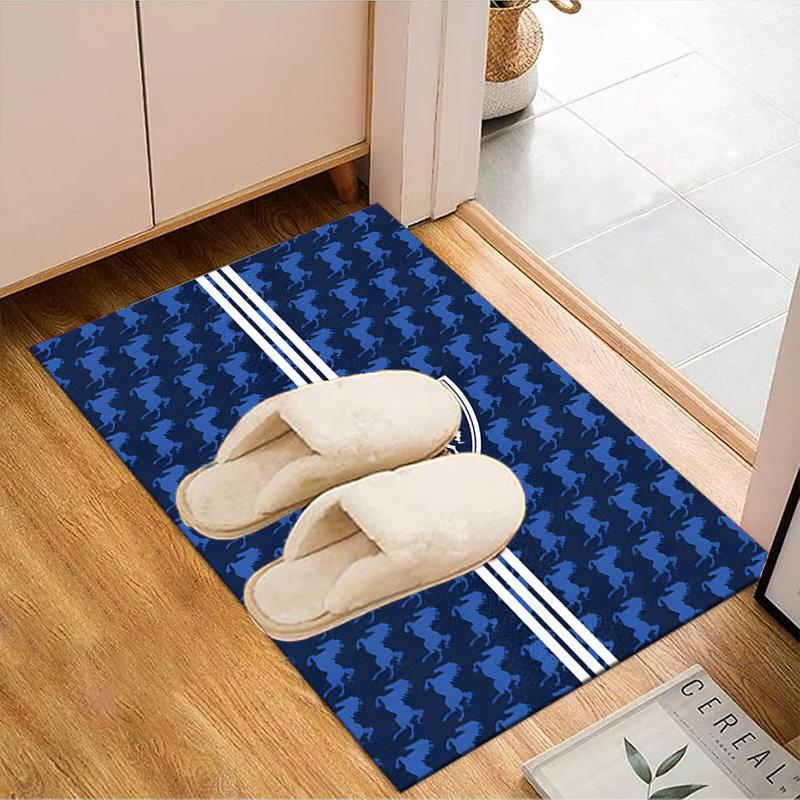 Qarabag Soccer Team Crest Design Rug Office Floor Mat - Machine Washable for Bedroom, bedroom, livingroom, Room Decor Fan Gifts Christmas