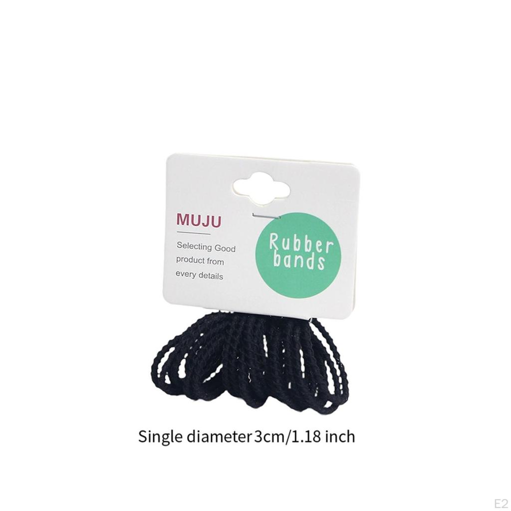 20 Count Spiral Hair Ties, Strong Hold Ponytail Holders for Various Types