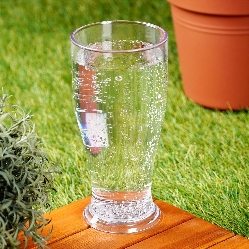 Plastic Beer Mug Glass Reusable Picnic Tourist Shatterproof
