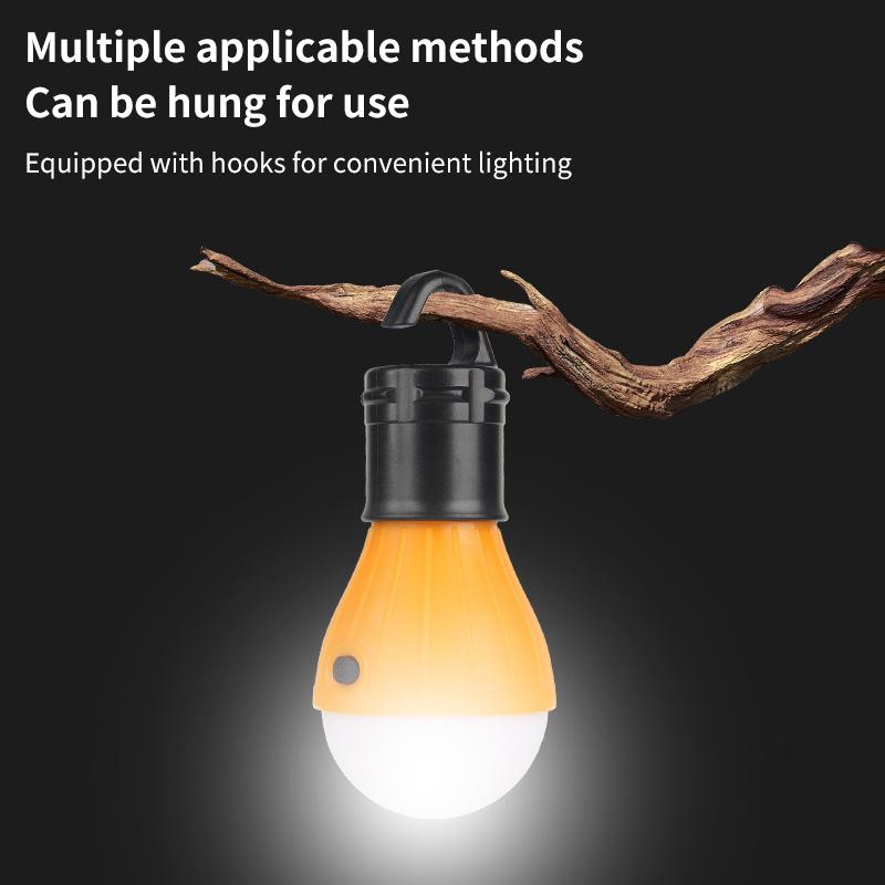 Camping Lantern Outdoor Light Battery Powered Lights Multicolor Waterproof Lighting Mini Portable Led Lamp Bulb Emergency Light