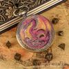 Retro Red Dragon Pocket Watch Case & DND Dice Board Game Accessories