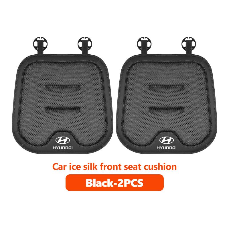 For Hyundai Car Seat Cover Ice Silk Seat Waist Cushion Covers Auto Seats Protection Pad Sonata Azera Coupe SantaFe Genesis MM15