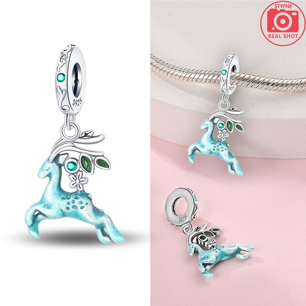 Glowing Rabbit Astronaut Pendant Copper Colors For Charms Copper Colors Original Bracelet For Jewelry Making