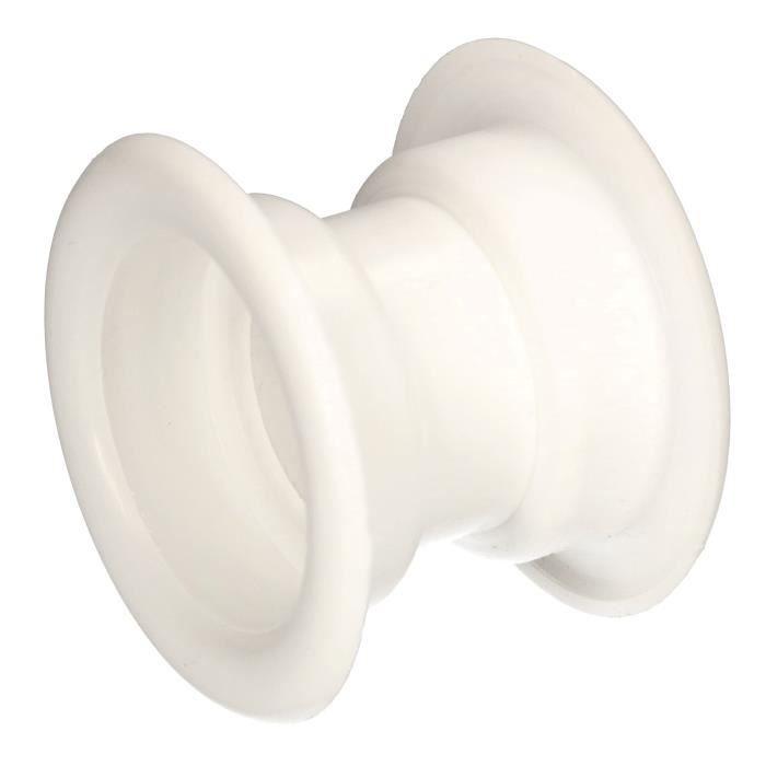Lot de 10 grilles d'air KOTARBAU rondes en plastique blanc pour portes de salle de bain