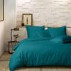 Housse de couette 220 x 240 cm bleu canard