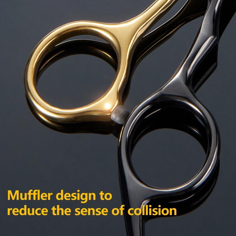 Ciseaux professionnels de coupe de cheveux en acier japonais 440C de 6 pouces/ciseaux amincissants pour Salon de coiffure pour outils de barbier