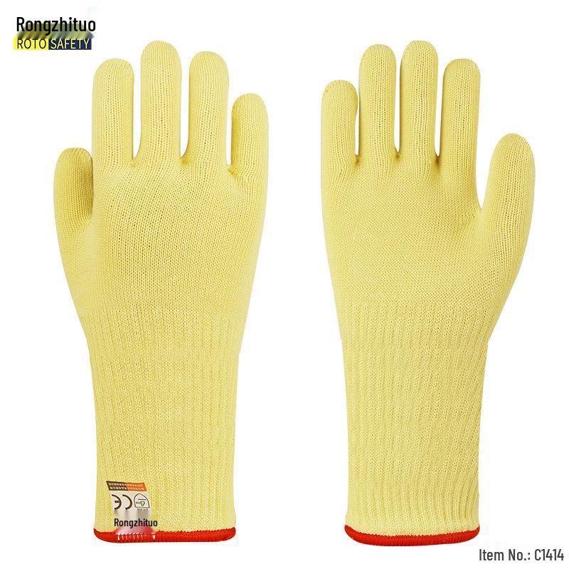 Ohnivzdorné Žáruvzdorné Flexibilní Aramidové Rukavice - Vysoká Teplota a Ochrana proti Řezu