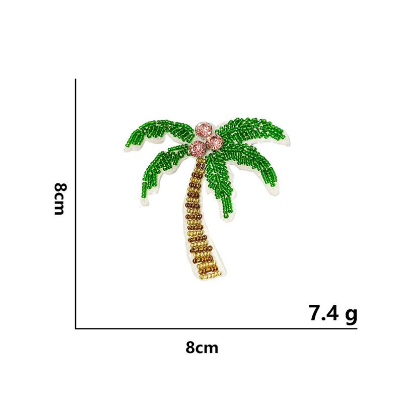 3D kokosové nášivky na oblečení DIY k našití korálková aplikace Parches Bordados Para Clothing Decoration