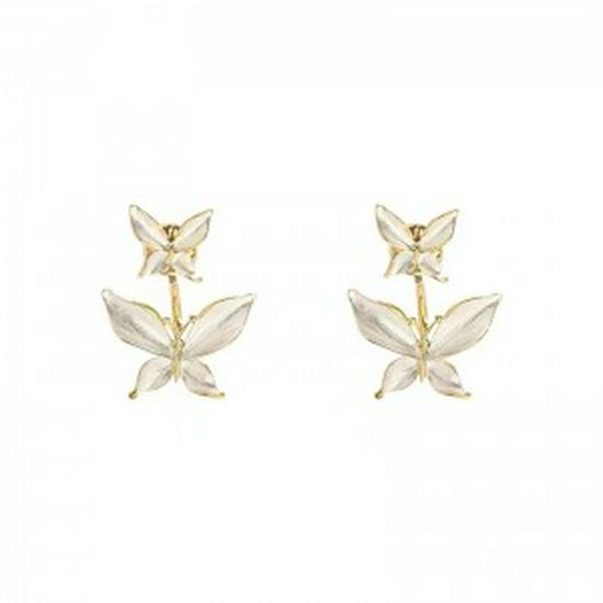 Elegante Süßwasserperlen-Ohrstecker für Damen - Trendig, Schlicht, Feenhafter Stil