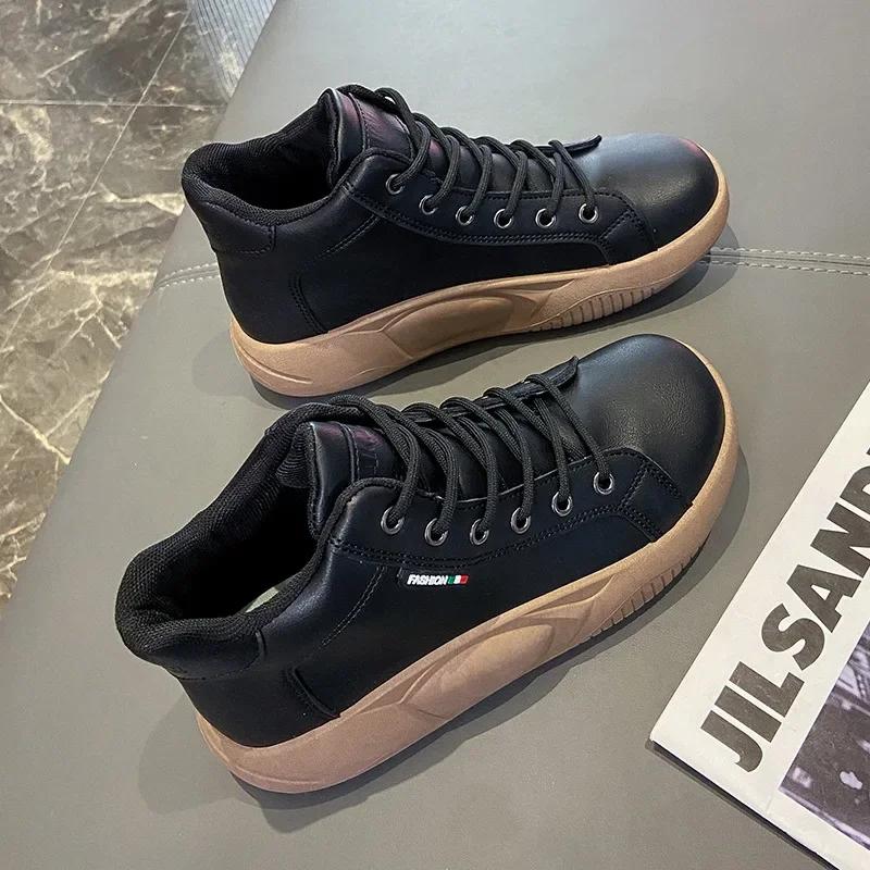 Women Platform Fur Sneakers 2025 Fashion Casual Warm Cotton Flats Shoes Winter Oxford Ladies Vulcanized Shoes Zapatillas Mujer