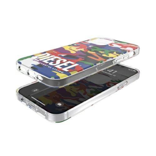 Diesel Clear Case Pride Camo Aopiphone 12/12 Pro Multicolor/Colorful 44332