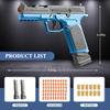 Shell Ejection Sig17 Pistol Decompression Gun Empty Hanging Continuous Soft Eva Bullet Launcher Toy Gun Birthday Gift