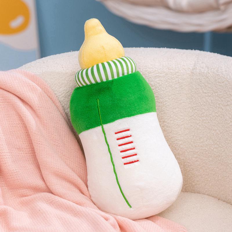 Plush Milk Bottle Pillow: Cute Comfort Doll for Kids