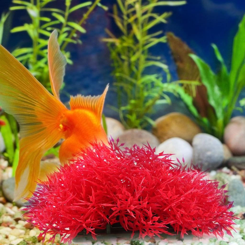 Aquarium Fish Tank Accessories Decor Green Grass Artificial Plastic Water Plant