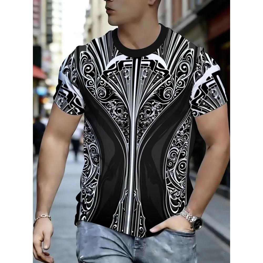Daily Versatile Comfortable Men's Top Casual Short Sleeves Loose T-Shirts Men’s