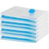Vacuum Storage Bag for Clothes - AIMOONSA - S (40x60cm) - Lot of 6 Reusable - Thick PA+PE - BPA-free, Anti-mold