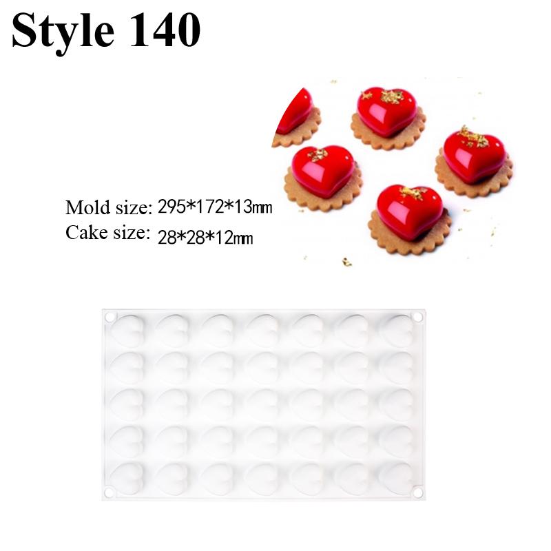 

Силиконовая форма для торта в форме сердца Силиконовый противень для выпечки шоколадного мусса Десерт Свадьба День святого Валентина Товары Формы для торта