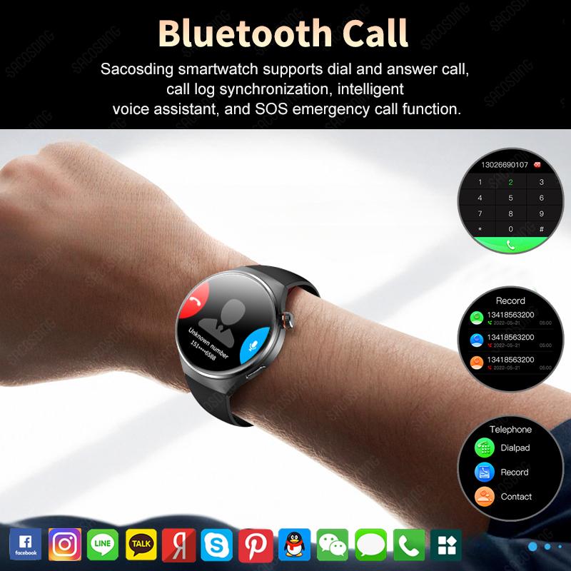 2024 Smart Watch 4 Pro NFC Smartwatch GT4 for Men Women AMOLED AI Voice Bluetooth Call Blood Pressure GPS Route Tracker Watches For IOS Android