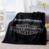 Harley-davidson Motorcycles Personalized Text Blanket Multi-purpose Personalized Blanket Ultra-Soft Throw For Office Bedding Chair Sofa