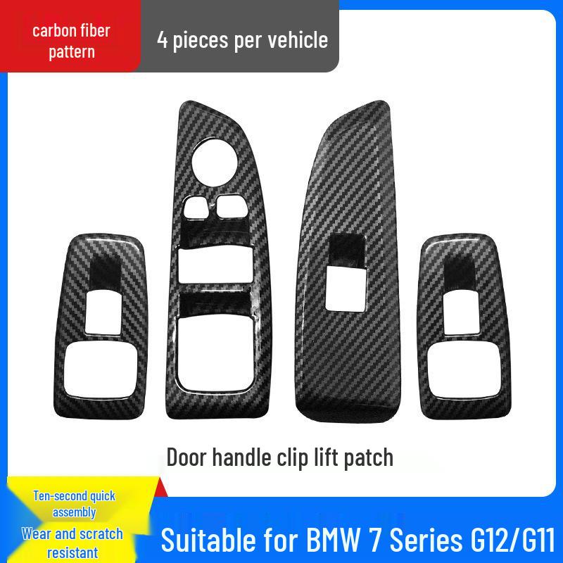 Compatible with BMW 7 Series (2018-2022) - Window Lifter Sticker Armrest Button Decor