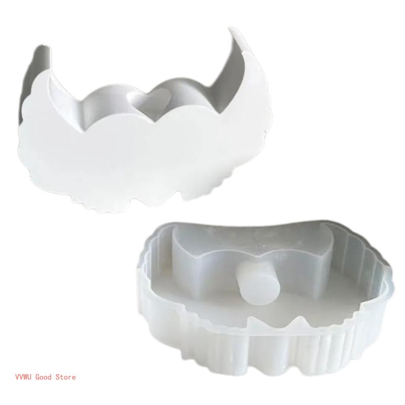 Candlestick Silicone Mold Stand Mould Butterfly/Heart/Clovers Holder Gypsum Molds Home Decorations Mould